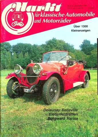 Deckblatt Oldtimer Markt (12/1983)